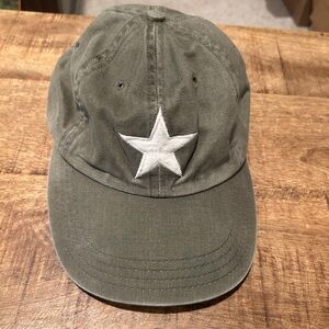 American Eagle Olive Green Cap with White Star